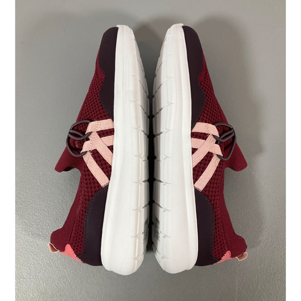 Clarks Ezera Run Women's Athletic Sneakers, Burgundy - Comfort & Style - Picture 9 of 12
